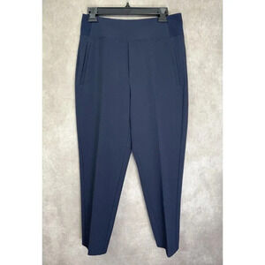 Athleta Pants Women’s 6 Navy Blue Endless High Rise Trouser Stretch Zip Pockets